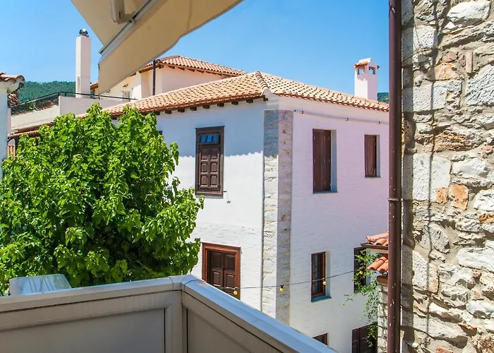 Bohemian Townhouse Appartement Skiathos-stad